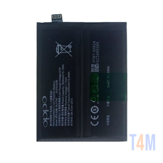 Bateria BLP787 Para Oppo Reno4 Pro/Reno4 Pro 5G 2020 4000mAh